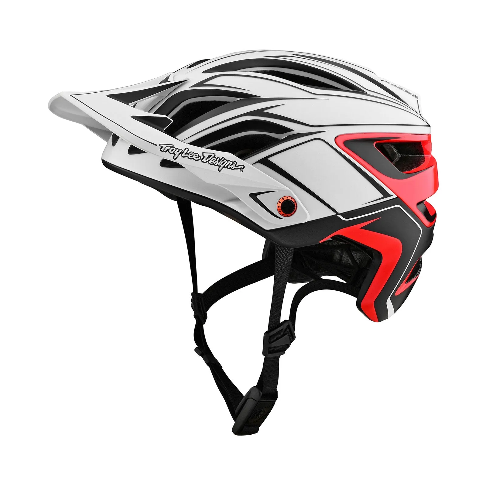 A3 Helmet Pin White / Red