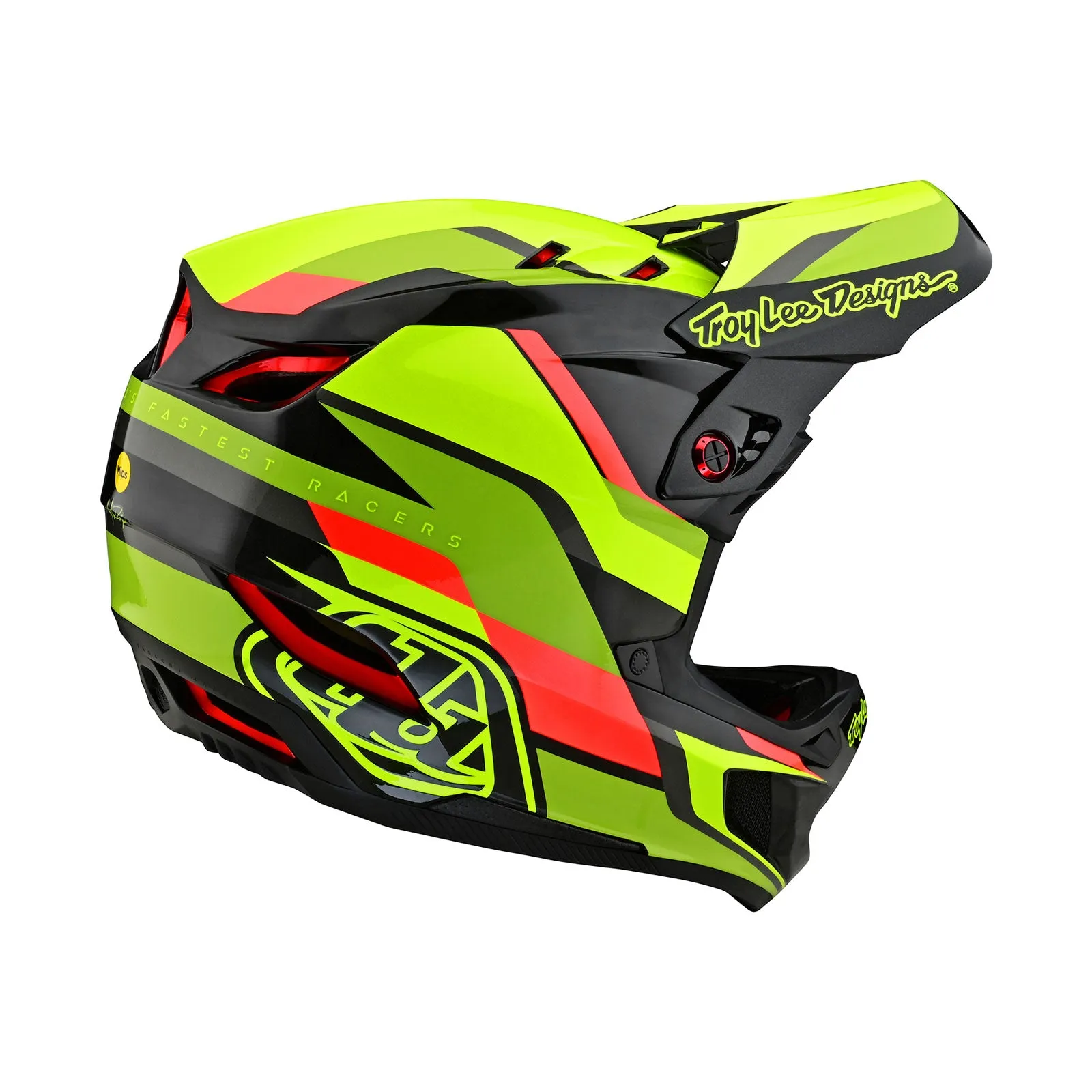 D4 Carbon Helmet Omega Black / Yellow
