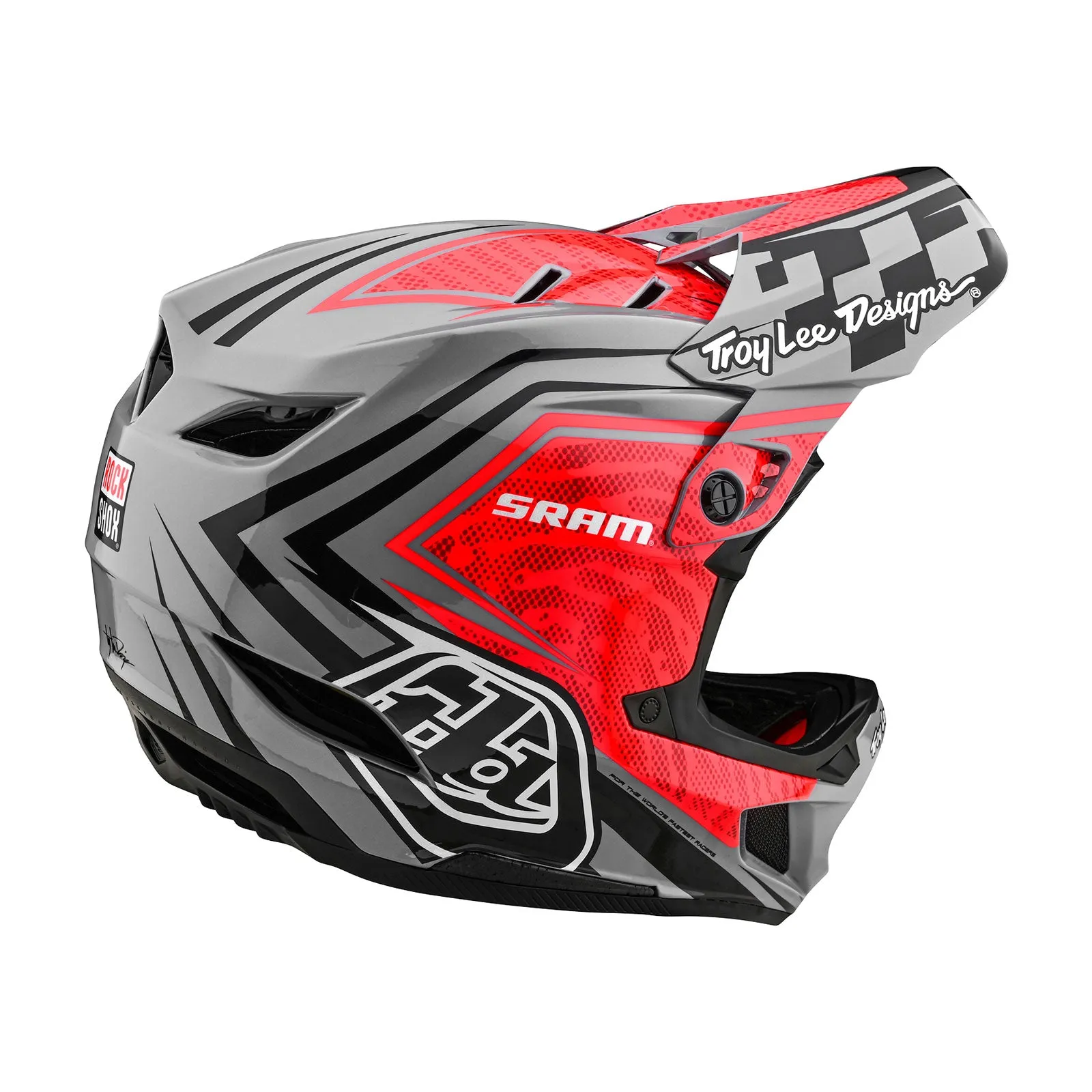 D4 Carbon Helmet SRAM Red / Black
