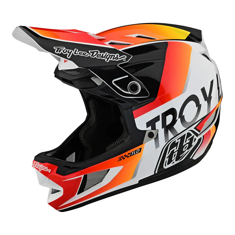 D4 Composite Helmet Qualifier White / Orange