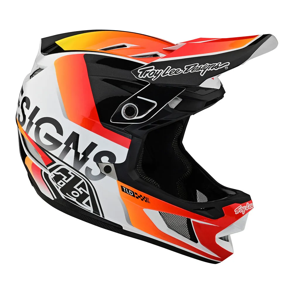 D4 Composite Helmet Qualifier White / Orange