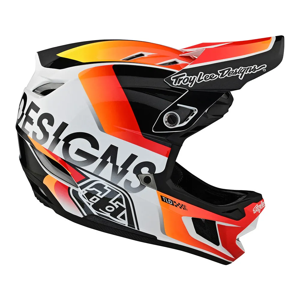 D4 Composite Helmet Qualifier White / Orange