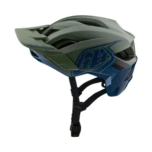 Flowline SE Helmet Badge Olive / Indigo