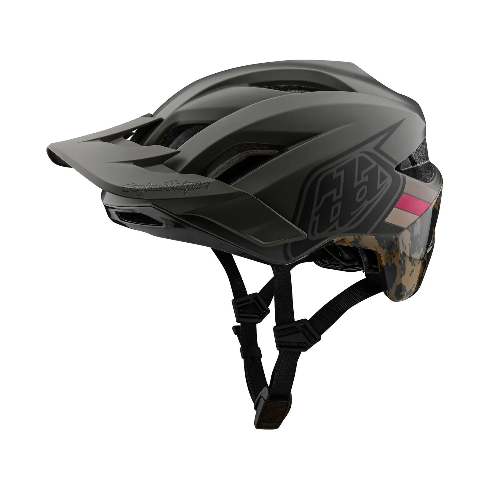 Flowline SE Helmet Badge Tarmac / Oak