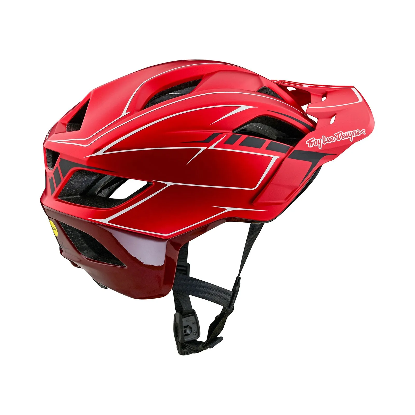 Flowline SE Helmet Pinstripe Red