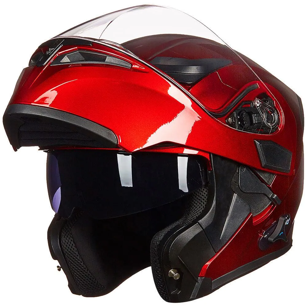 ILM Modular Flip up Full Face Bluetooth Motorcycle Helmet Model 902BT