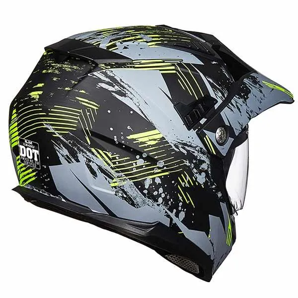 ILM Off Road Motorcycle Dual Sport Helmet Model 606V