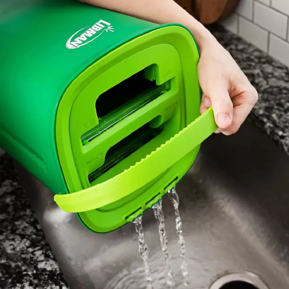 Libman Rinse 'N Wring Mop System with Microfiber Cleaning Pad