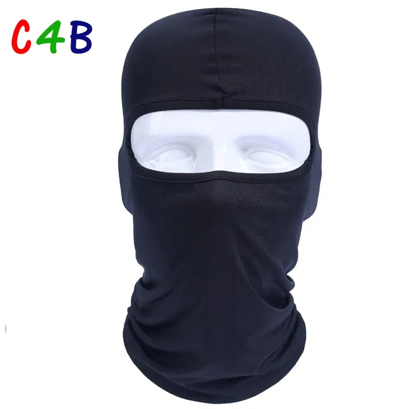Lycra Motorcycle Balaclava Full Face Mask Windproof Paintball Military Helmet Liner Hood Ski Motor Tactical Snowboard Sport