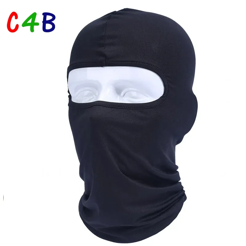 Lycra Motorcycle Balaclava Full Face Mask Windproof Paintball Military Helmet Liner Hood Ski Motor Tactical Snowboard Sport