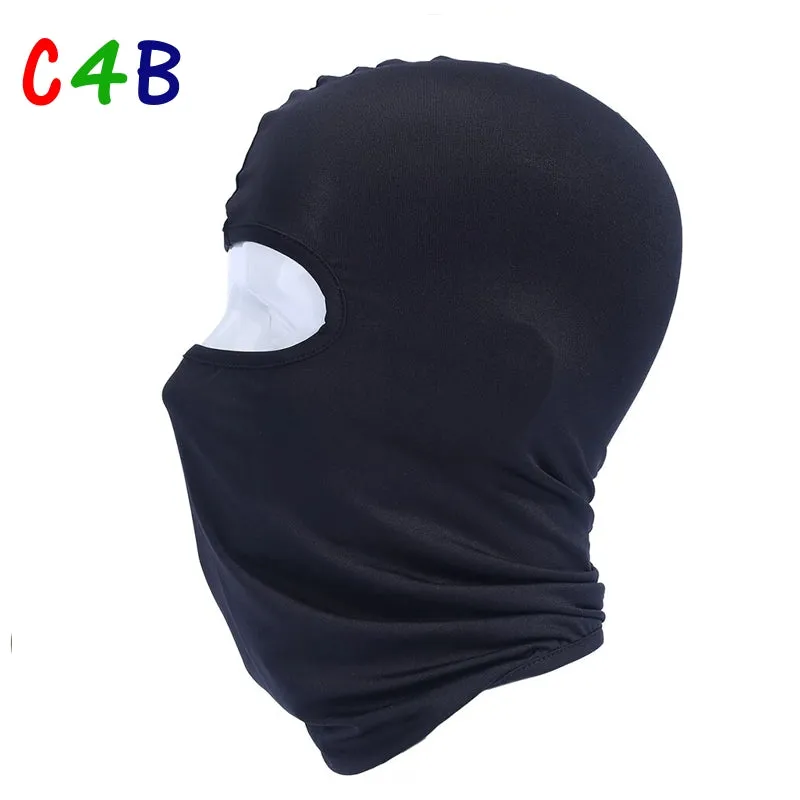 Lycra Motorcycle Balaclava Full Face Mask Windproof Paintball Military Helmet Liner Hood Ski Motor Tactical Snowboard Sport