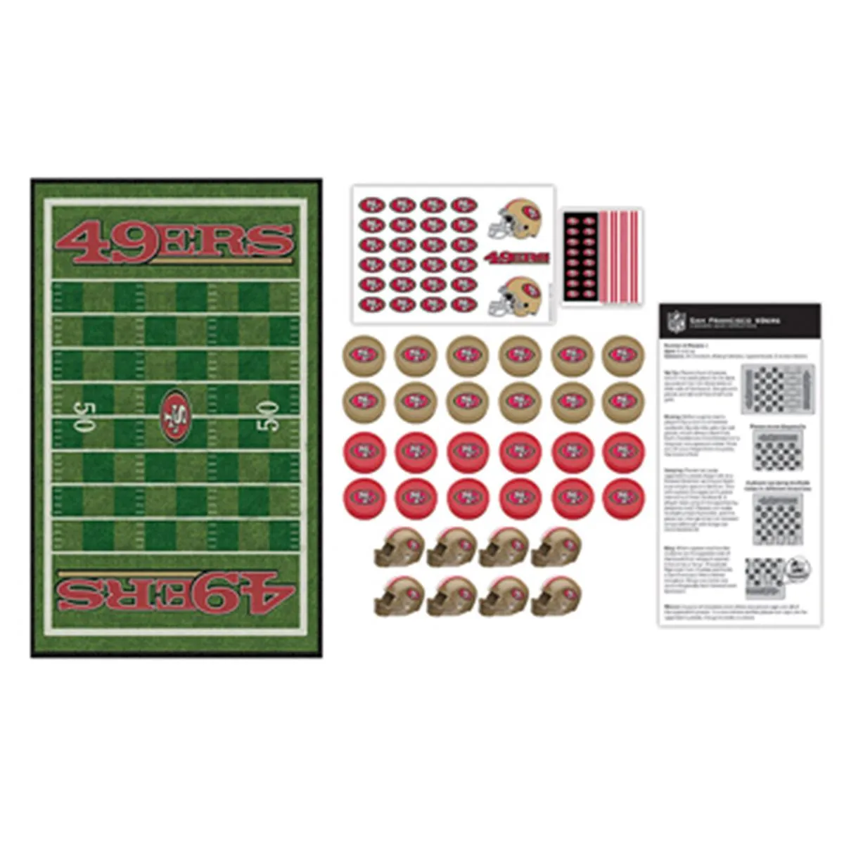 Masterpieces  San Francisco 49Ers Checkers Puzzle