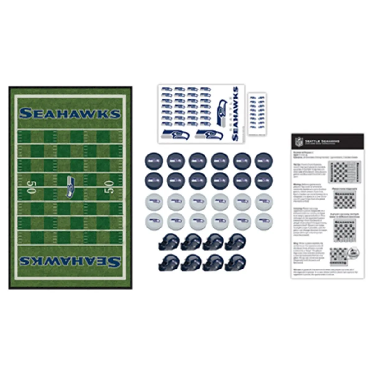Masterpieces  Seattle Seahawks Checkers Puzzle