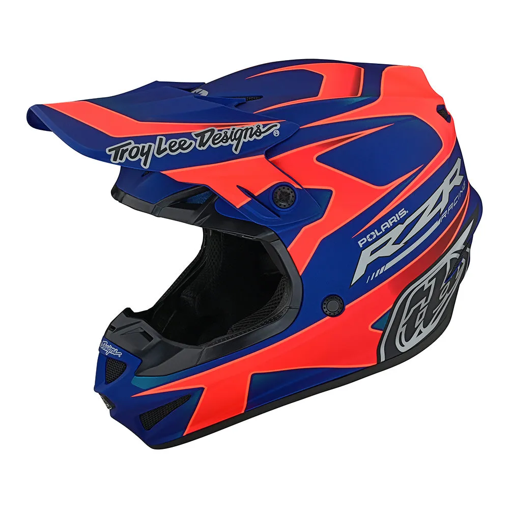 SE4 Polyacrylite Helmet Polaris Blue / Red
