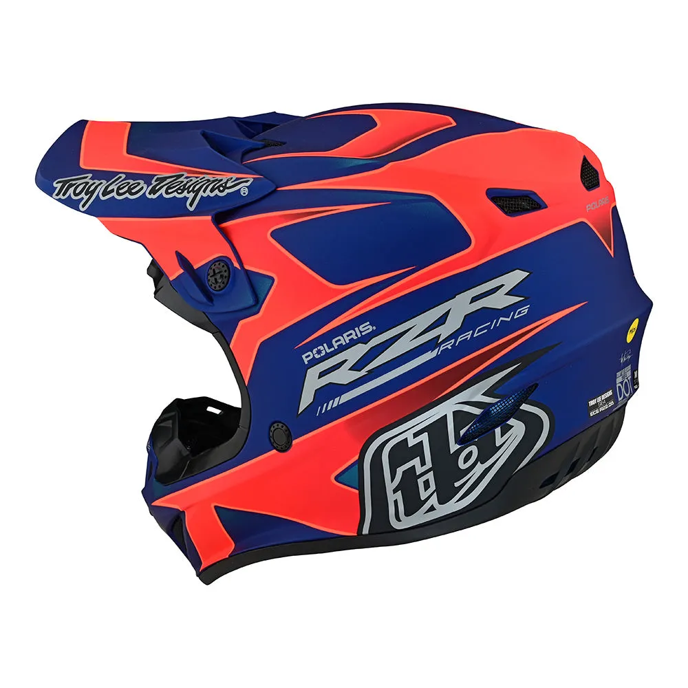 SE4 Polyacrylite Helmet Polaris Blue / Red