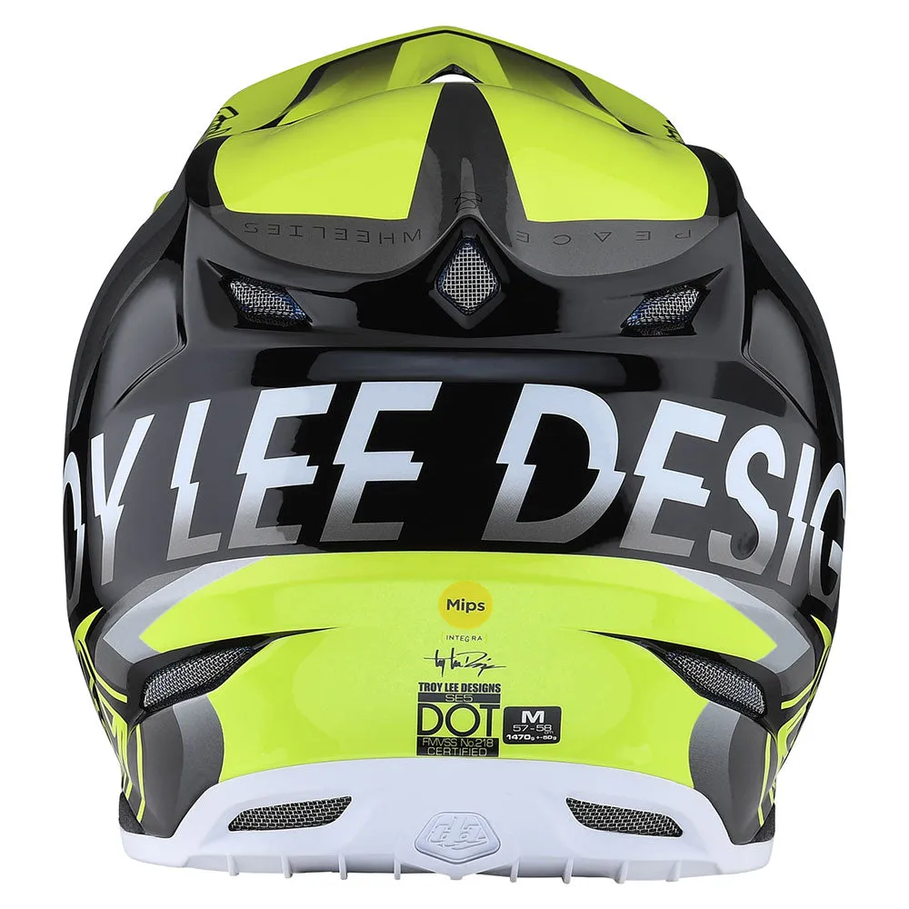 SE5 Composite Helmet Qualifier Glo Yellow / Black