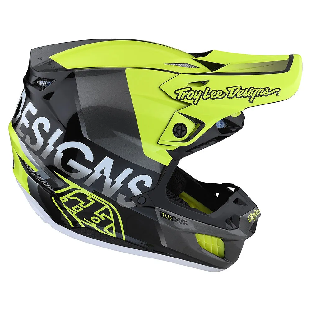 SE5 Composite Helmet Qualifier Glo Yellow / Black