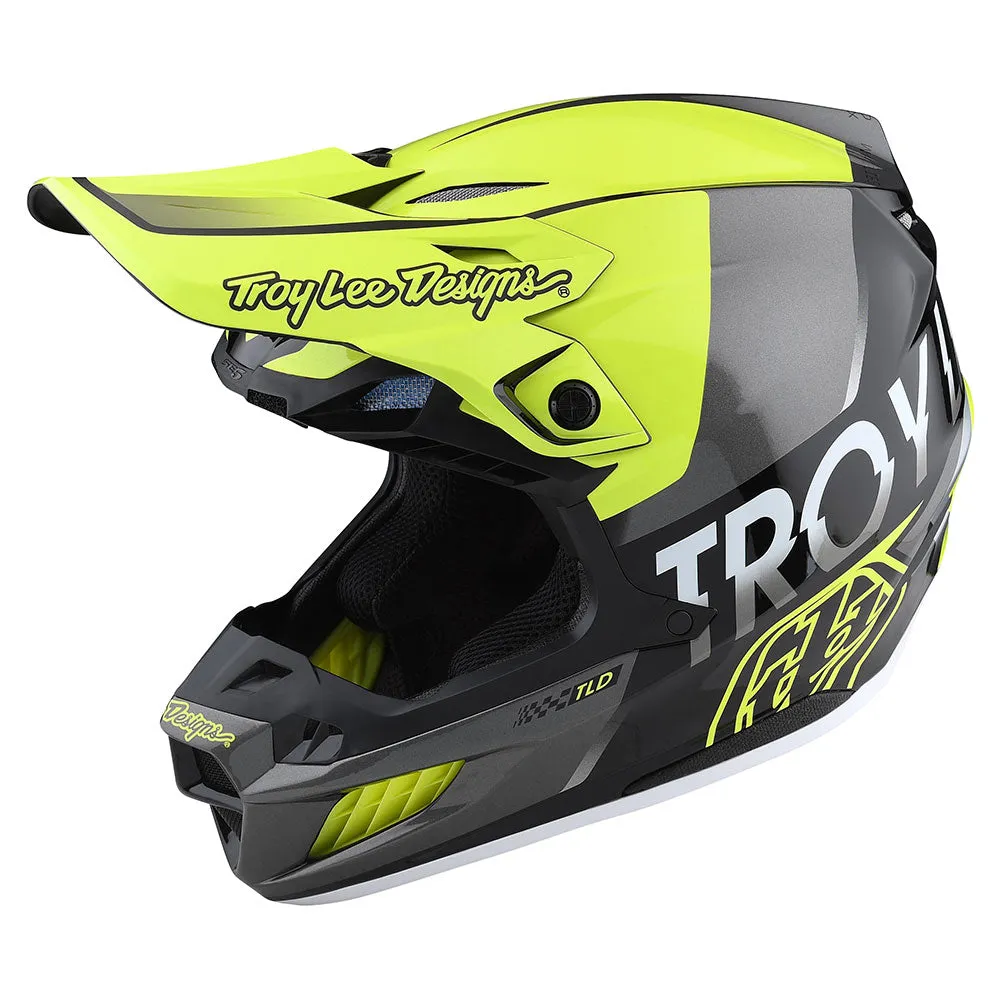 SE5 Composite Helmet Qualifier Glo Yellow / Black