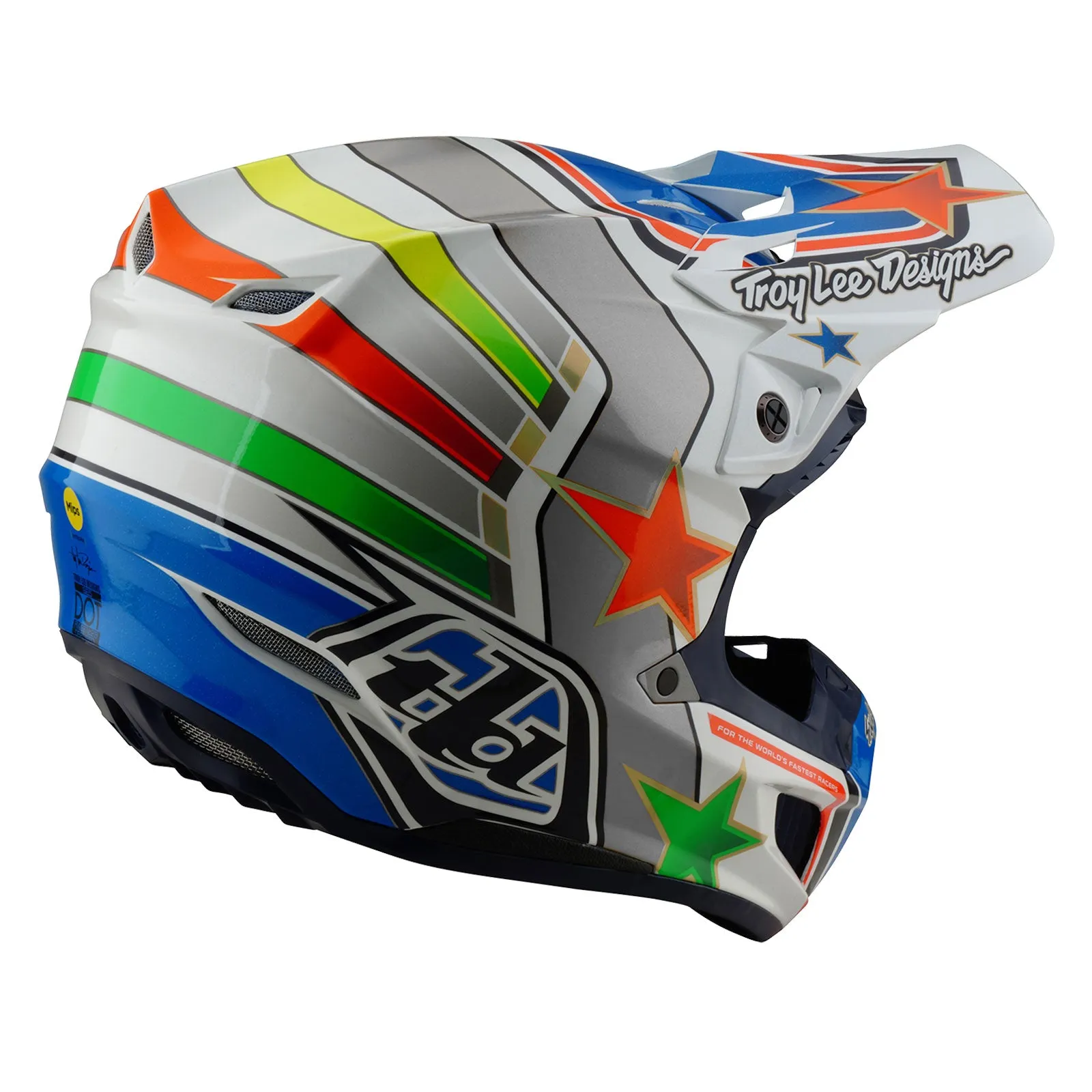 SE5 Composite Helmet Rays White / Blue