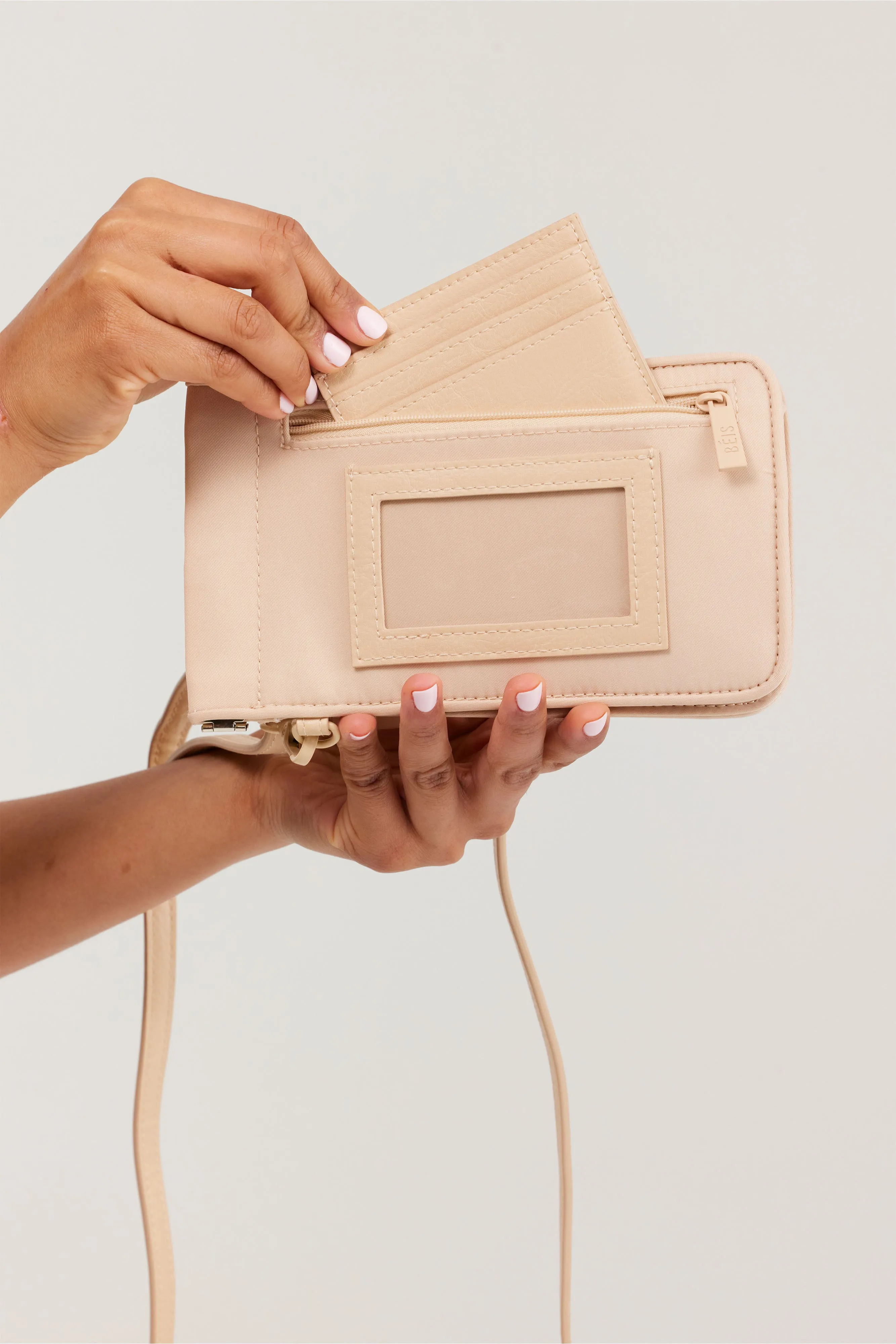 The ID Crossbody Bag In Beige