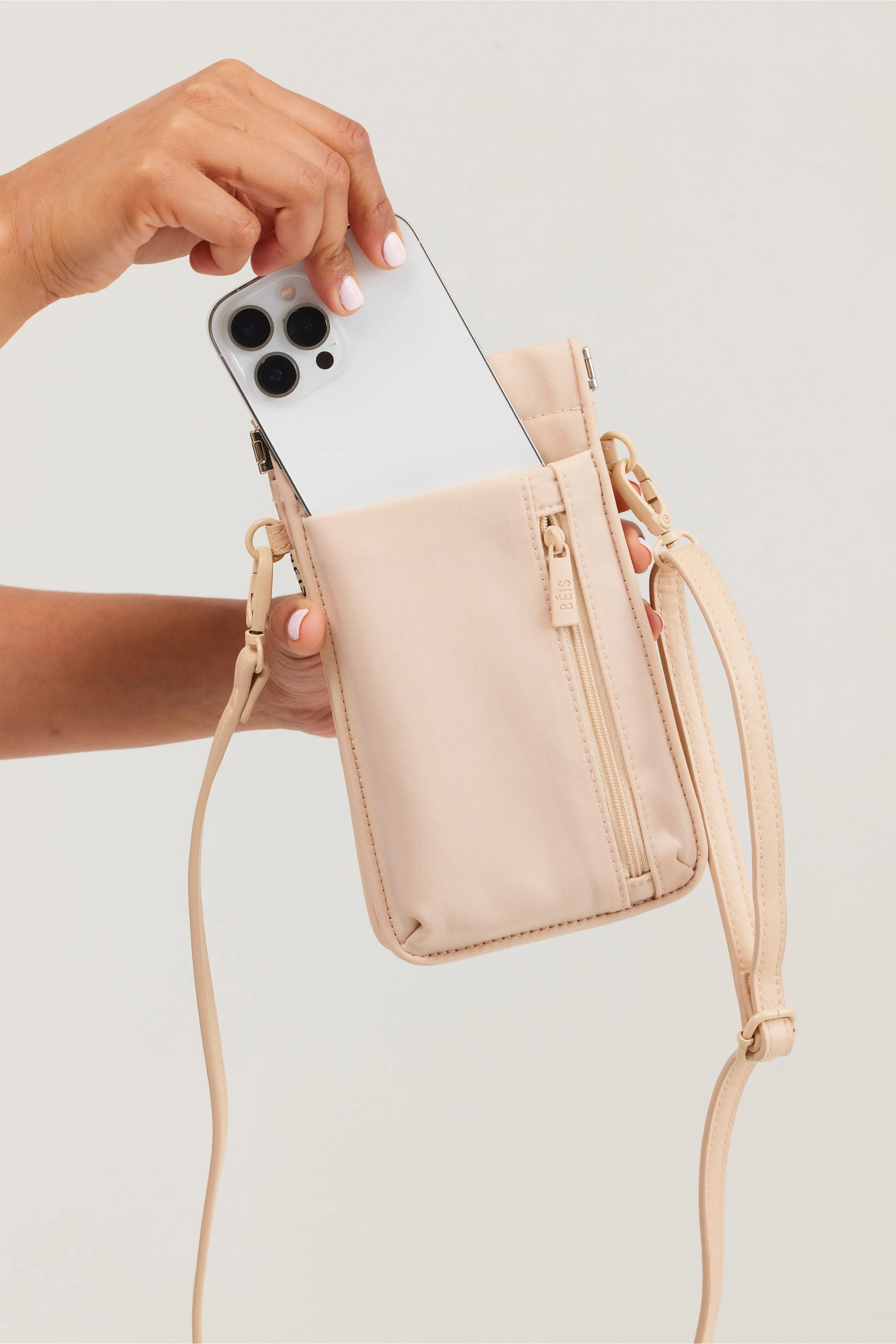 The ID Crossbody Bag In Beige