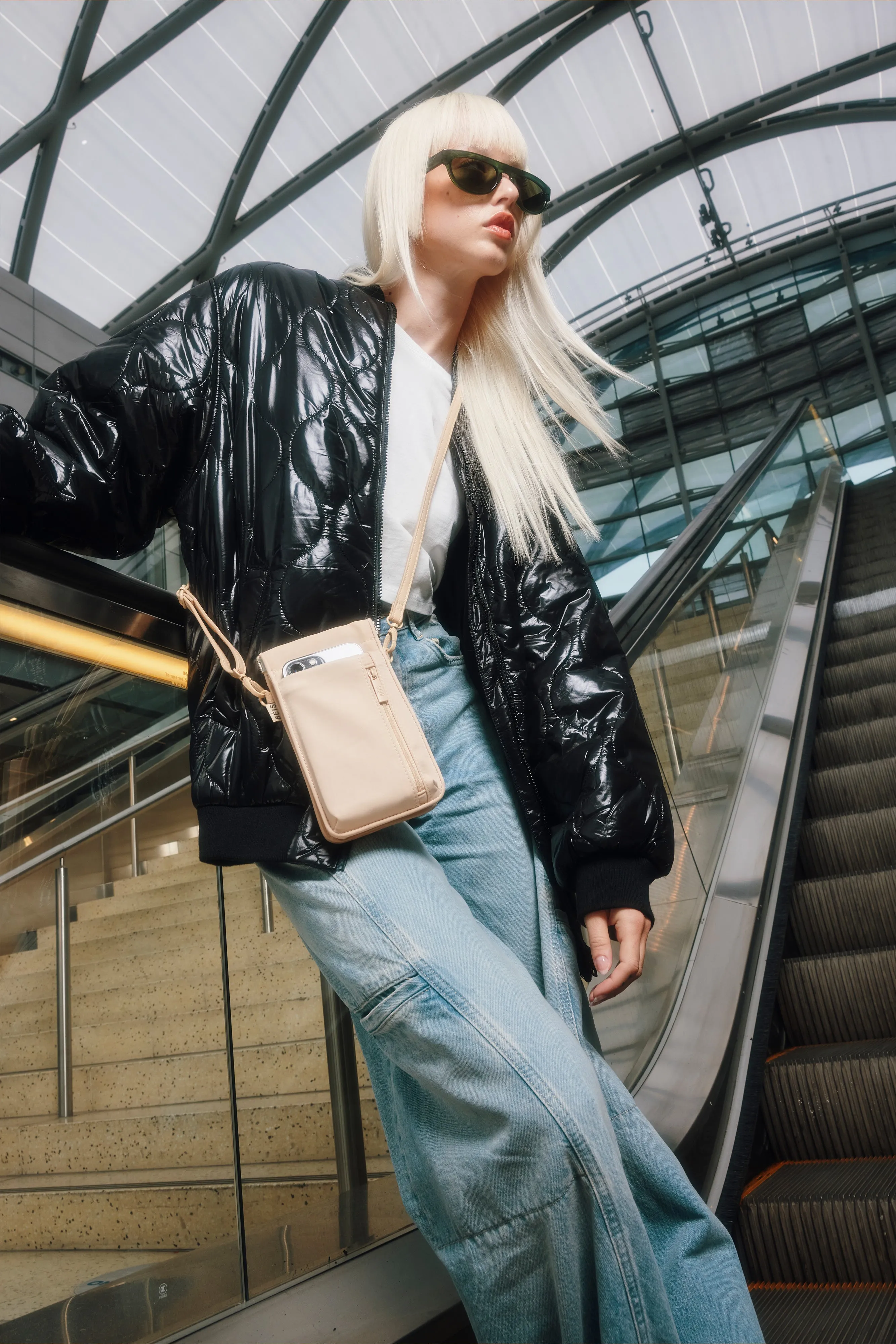 The ID Crossbody Bag In Beige