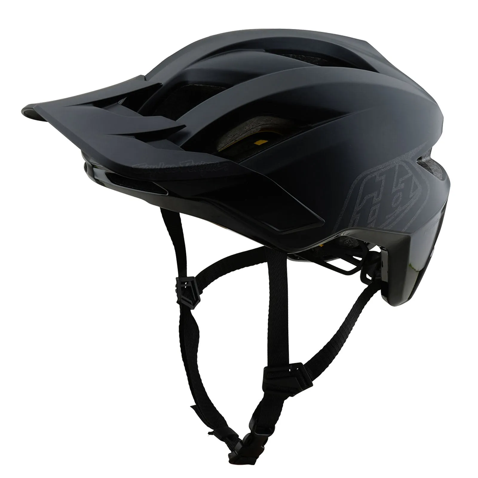 Youth Flowline Helmet W/MIPS Point Black / Charcoal