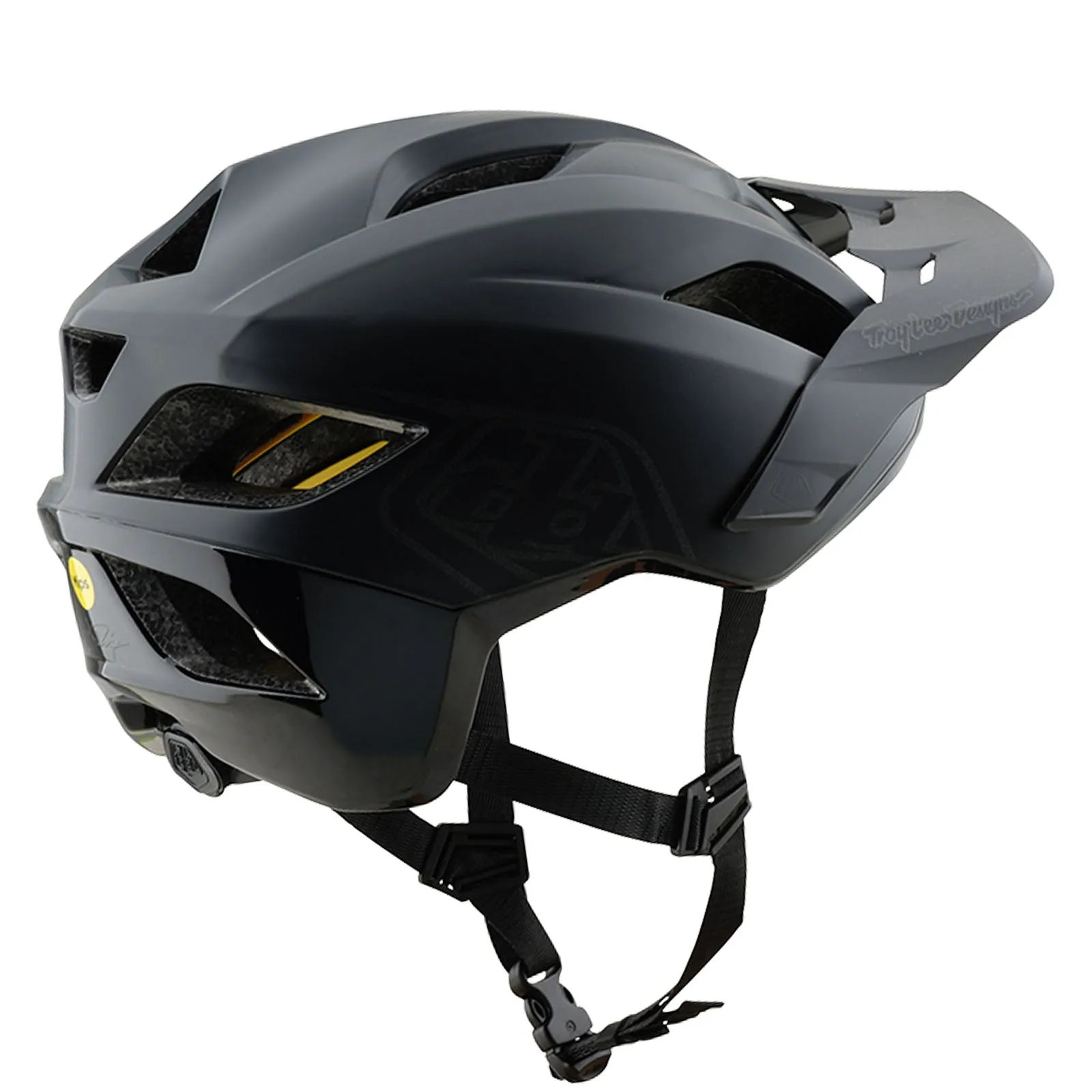 Youth Flowline Helmet W/MIPS Point Black / Charcoal