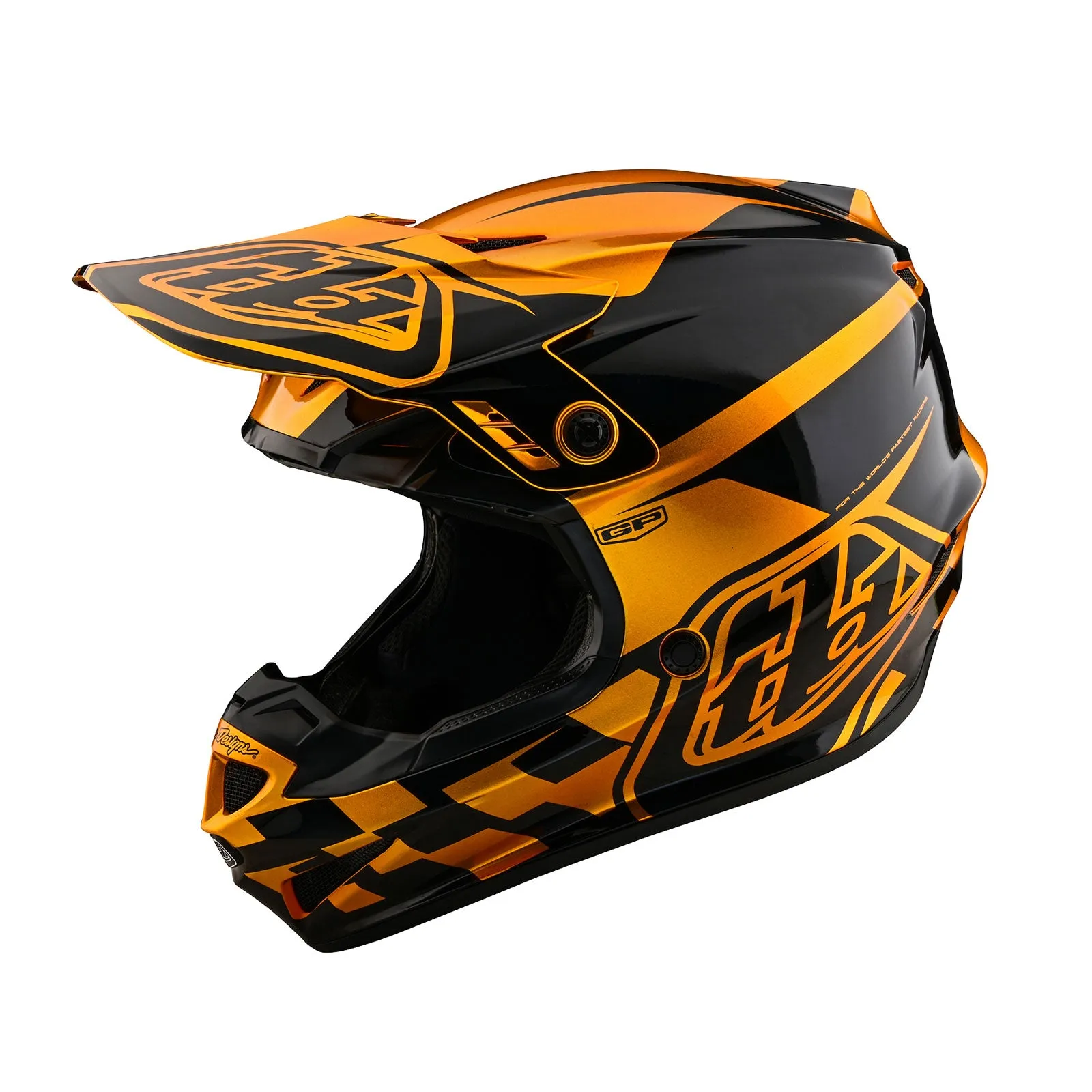 Youth GP Helmet Check Up Gold / Black