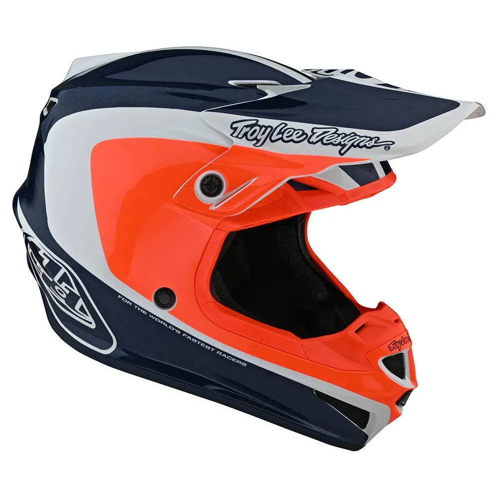 Youth SE4 Polyacrylite Helmet Corsa Navy / Orange