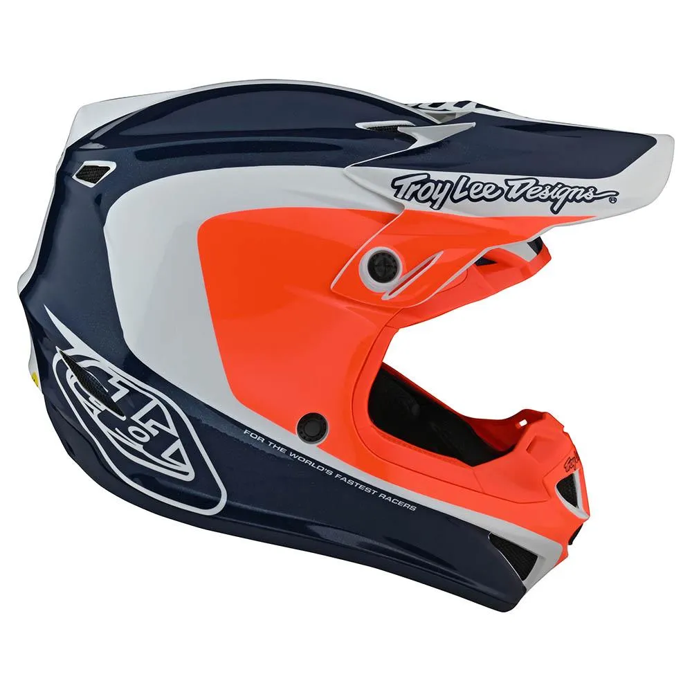 Youth SE4 Polyacrylite Helmet Corsa Navy / Orange