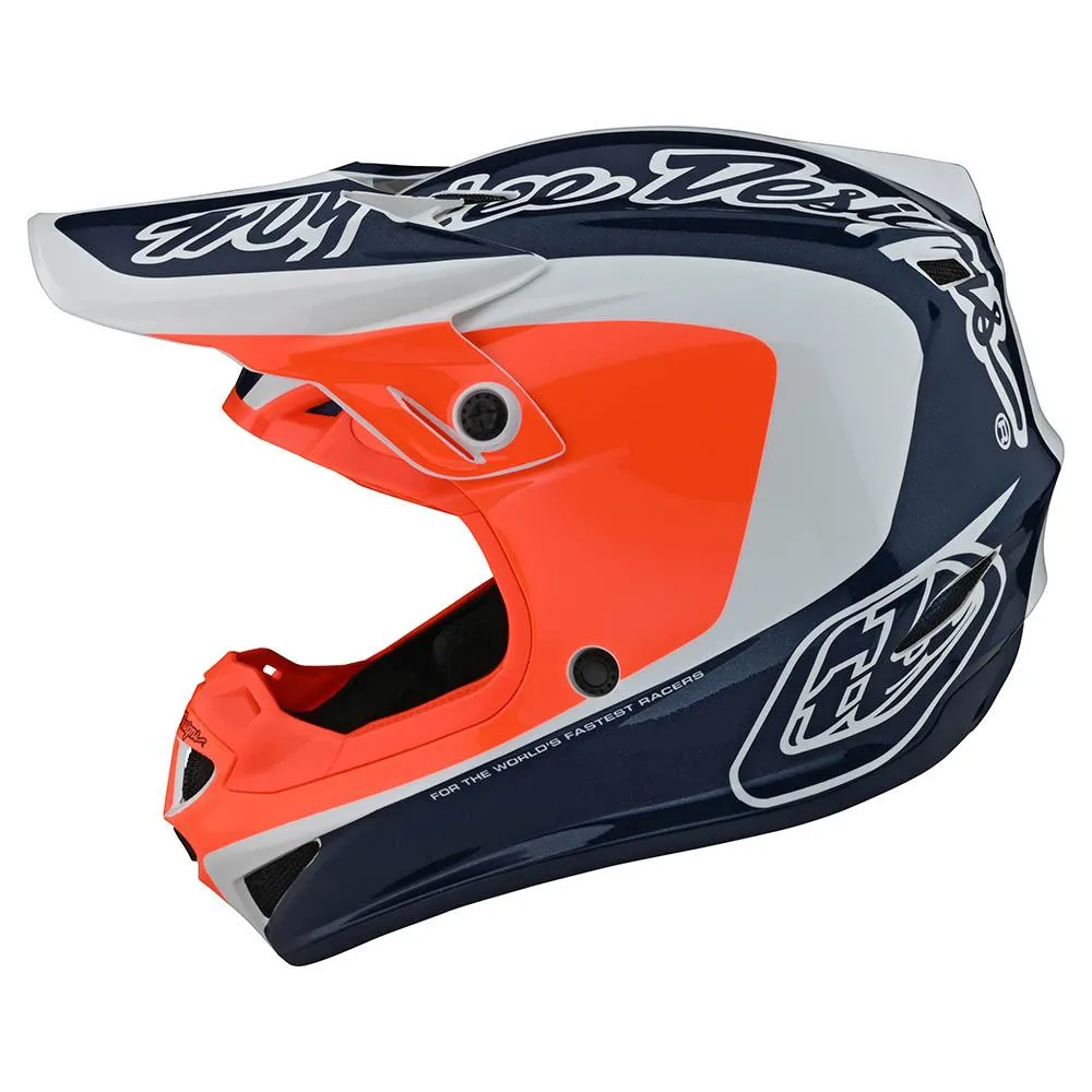 Youth SE4 Polyacrylite Helmet Corsa Navy / Orange